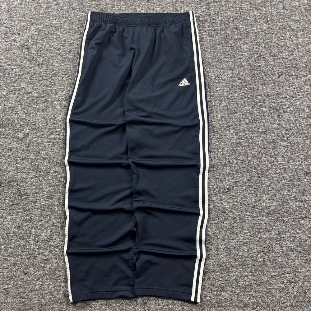 Adidas Baggy Embroidered Retro Heavyweight Navy Blue Track Pants  Large Tall